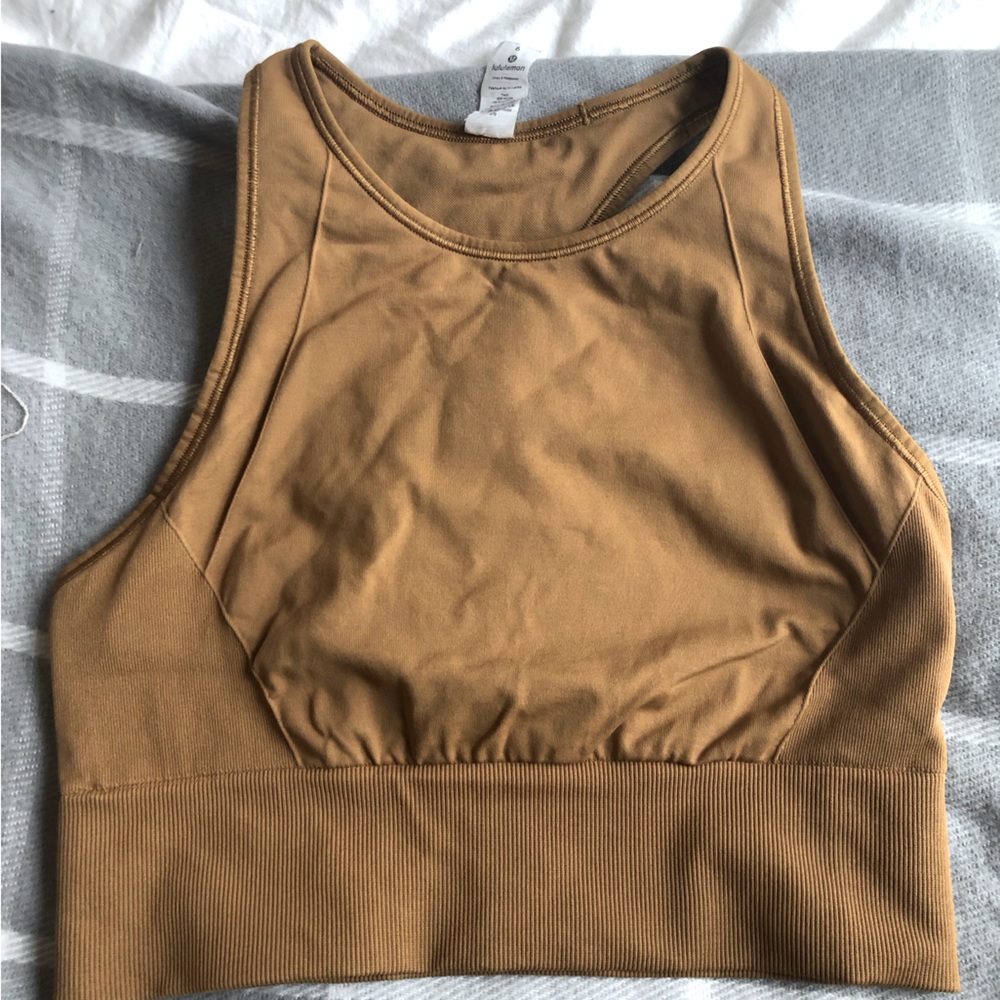 Lululemon Ebb to Train Bra Urbane Bronze - size 6